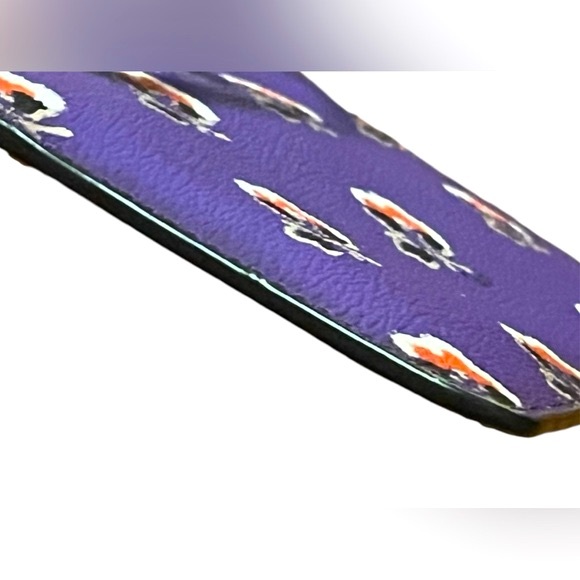 Coach F56027 Purple Bramble Rose PVC Leather Zip Wristlet - Picture 5 of 9